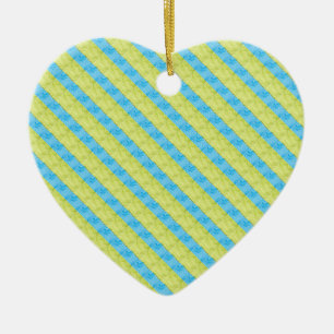 multicolored palettes ceramic tree decoration