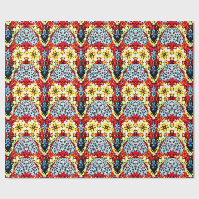 multicolored palettes wrapping paper (Flat)