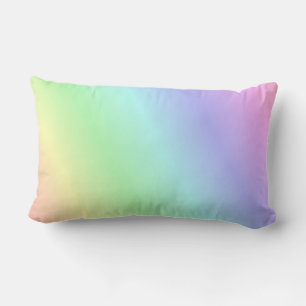 Multicolored pastel pattern lumbar cushion
