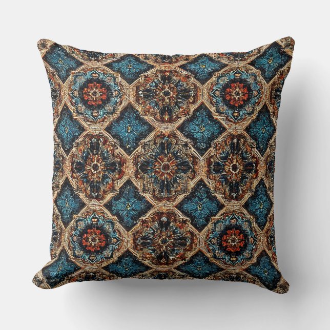 Multicolored Pattern Cushion (Front)