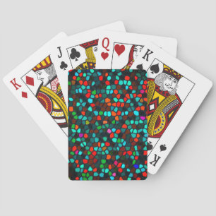 Multicolored Pattern Playing Cards