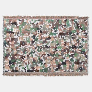 Multicolored Pattern Throw Blanket