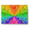 Multicolored rainbow coloured damask