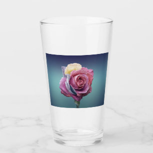 Multicolored Rose Glass