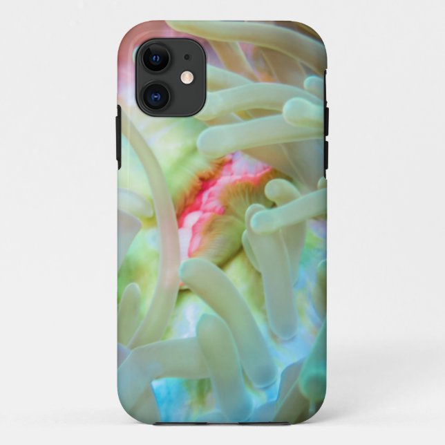 Multicolored Sea Anemone Case-Mate iPhone Case (Back)