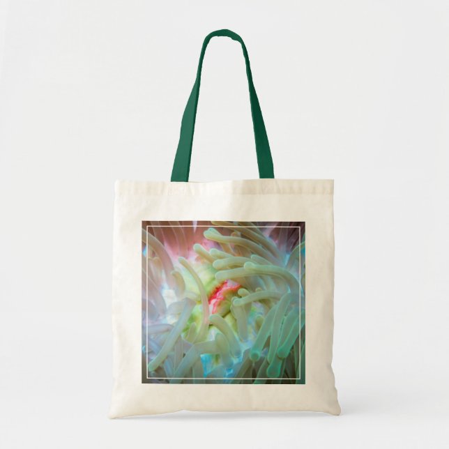 Multicolored Sea Anemone Tote Bag (Front)
