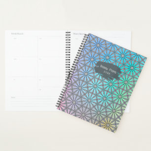 Multicolored Snowflakes Planner