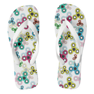 Multicolored spinners jandals
