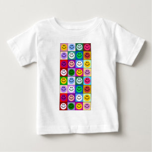 Multicolored Squares Baby T-Shirt