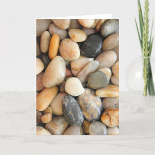 Multicolored stones card