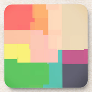 Multicolored Stripes Coaster