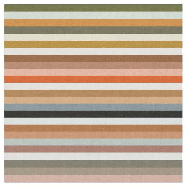 Multicolored Stripes Fabric (Close Up)