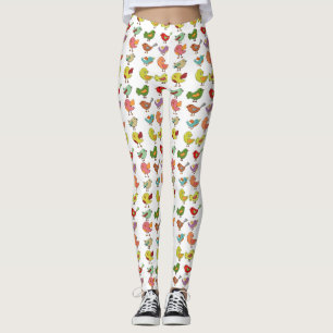 Multicolored Sweet Songbirds Thunder_Cove Leggings