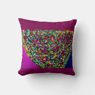 Multicolored Tree Between Worlds Cushion