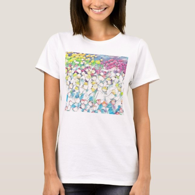 Multicolored Tulip Top (Front)
