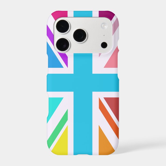 Multicolored Union Jack/Flag Design (Back)