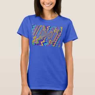 multicolored vortex on T-Shirt