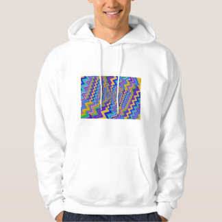 multicolored vortices on hoodies