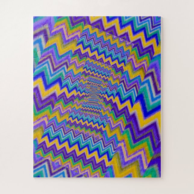 multicolored vortices on puzzle (Vertical)