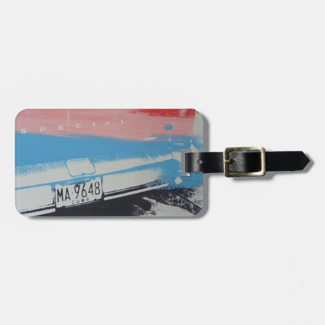 Multicolour fender luggage tag (Front Horizontal)
