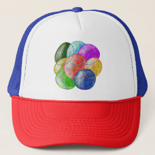 Multicolour trucker hat
