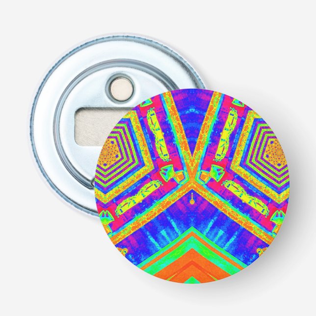 Multicoloured 3D Pattern ~ Bottle Opener (Front)