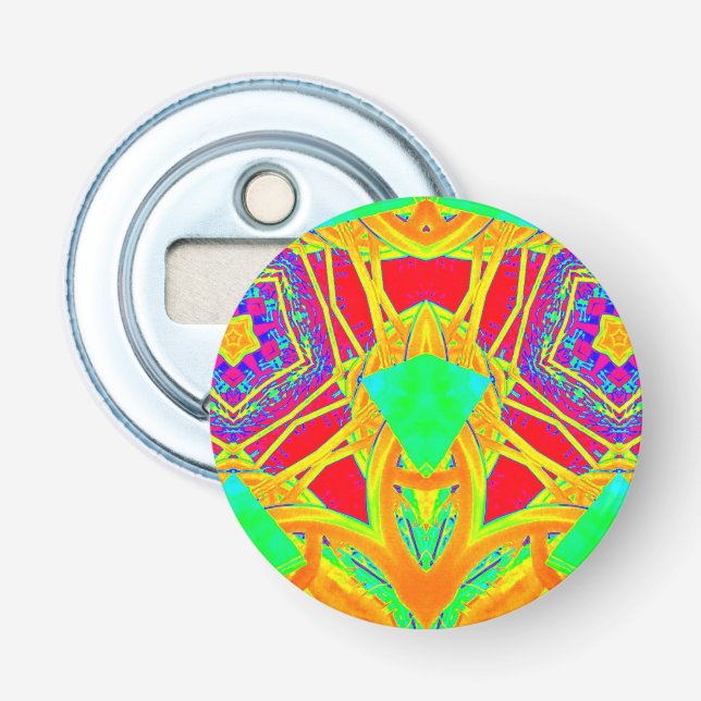 Multicoloured 3D Pattern ~ Bottle Opener (Front)