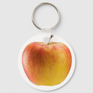 Multicoloured apple key ring