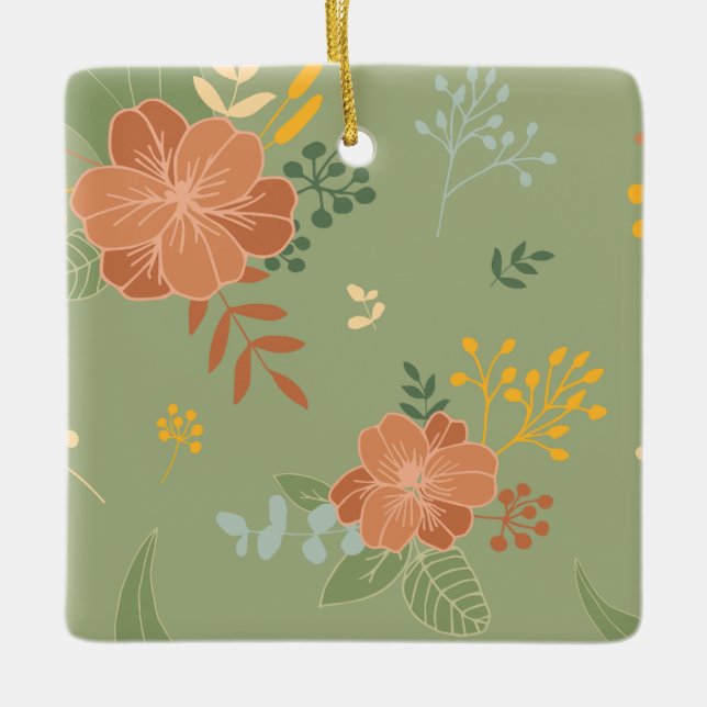 multicoloured ceramic ornament (Front)