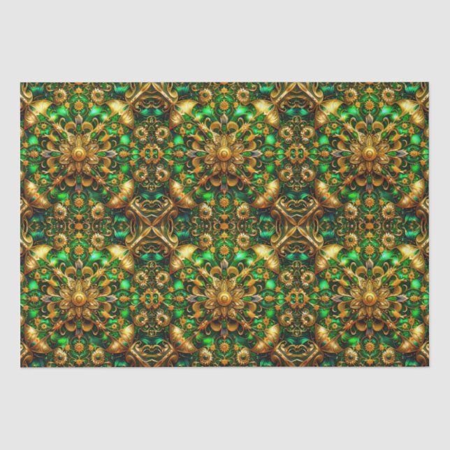 ~ Multicoloured Christmas Wrapping ~  Tissue Paper (Front)