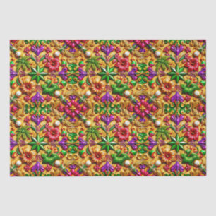 ~ Multicoloured Christmas Wrapping ~ Tissue Paper