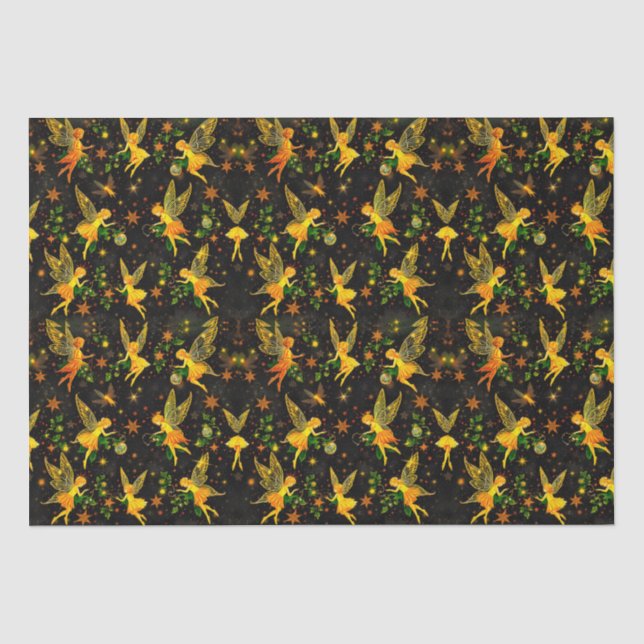 ~ Multicoloured Christmas Wrapping ~  Tissue Paper (Front)