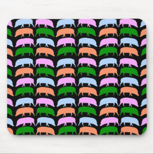 Multicoloured Hogs mousepad