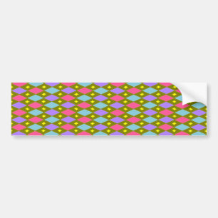 Multicoloured Honeycomb Your choice Bumper Sticker