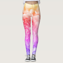 Multicoloured Rose Leggings