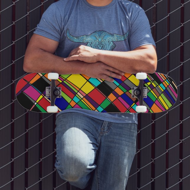 Multicoloured Skateboard Deck (Outdoor 3)