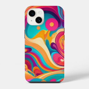 Multicoloured splash paint  iPhone 14 case