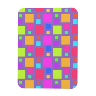 Multicoloured Squares 2011 Magnet