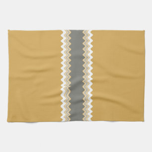 Multicoloured Wavy Tea Towel