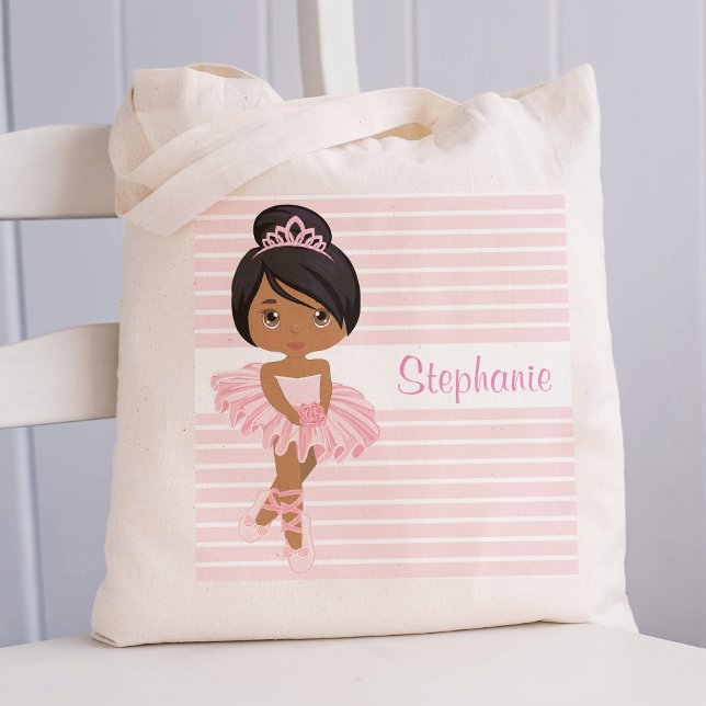 Multicultural Ballerina Two Sided Tote Bag (Creator Uploaded)