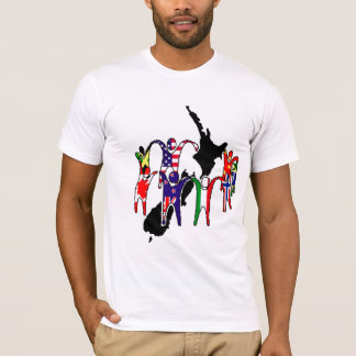 Multicultural NZ Design T-Shirt