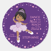 Multicultural Stars & Moon Ballerina