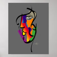 Multicultural Woman On Grey