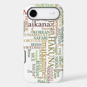 Multilingual Hakuna Matata Global Word Cloud Art