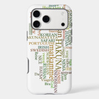 Multilingual Hakuna Matata Global Word Cloud Art