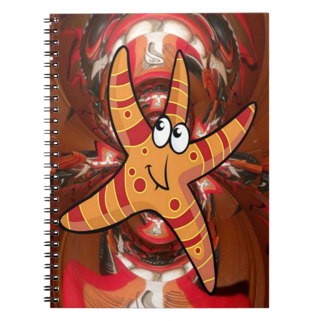 Multilingual Hakuna Matata Global Word Cloud Art Spiral Notebook (Front)