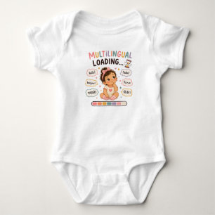 Multilingual Loading... Cute Baby Girl Bodysuit