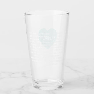 Multilingual Love Tumbler Mint Blue Custom Design