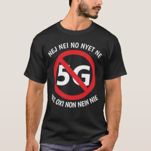 Multilingual No to 5G T-shirt