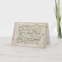 Multilingual Thank You Music Score